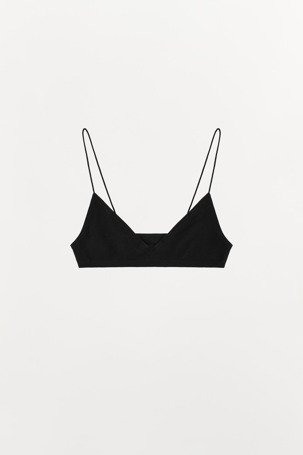 SUJETADOR SEAMLESS TIRANTES / Negro