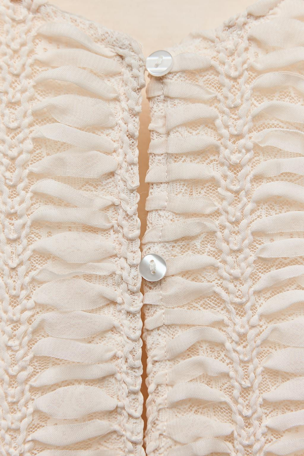 TEXTURED KNIT CARDIGAN - Zara фото 7