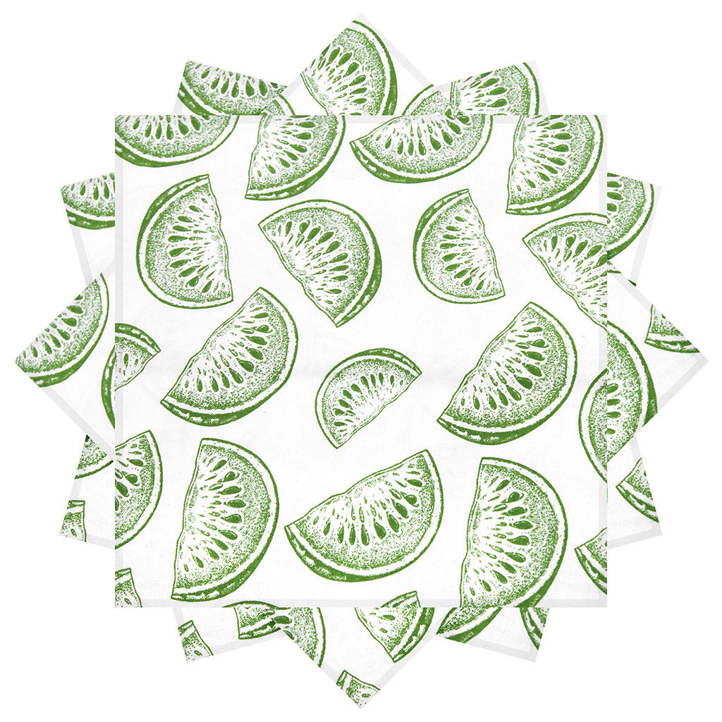 Астурия, белый Комплект столовый 4пр: салфетка сервировочная 45х45см, хлопок Премиум 186г/м2, Домашняя мода (Россия)  фото 2