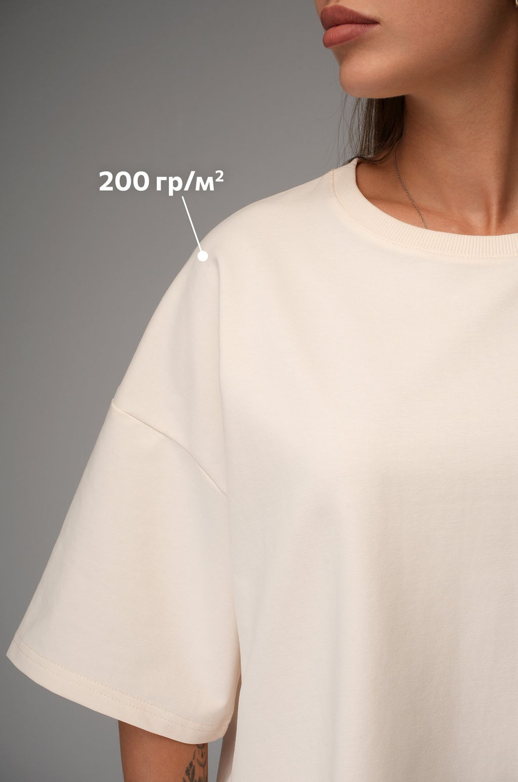 Женский костюм оверсайз из футера двухнитки Happyfox