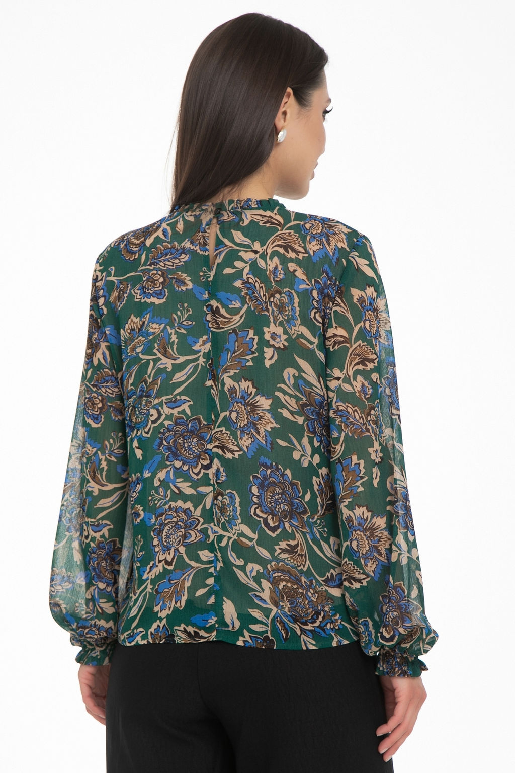 Блуза Волшебный шифон (модный принт)