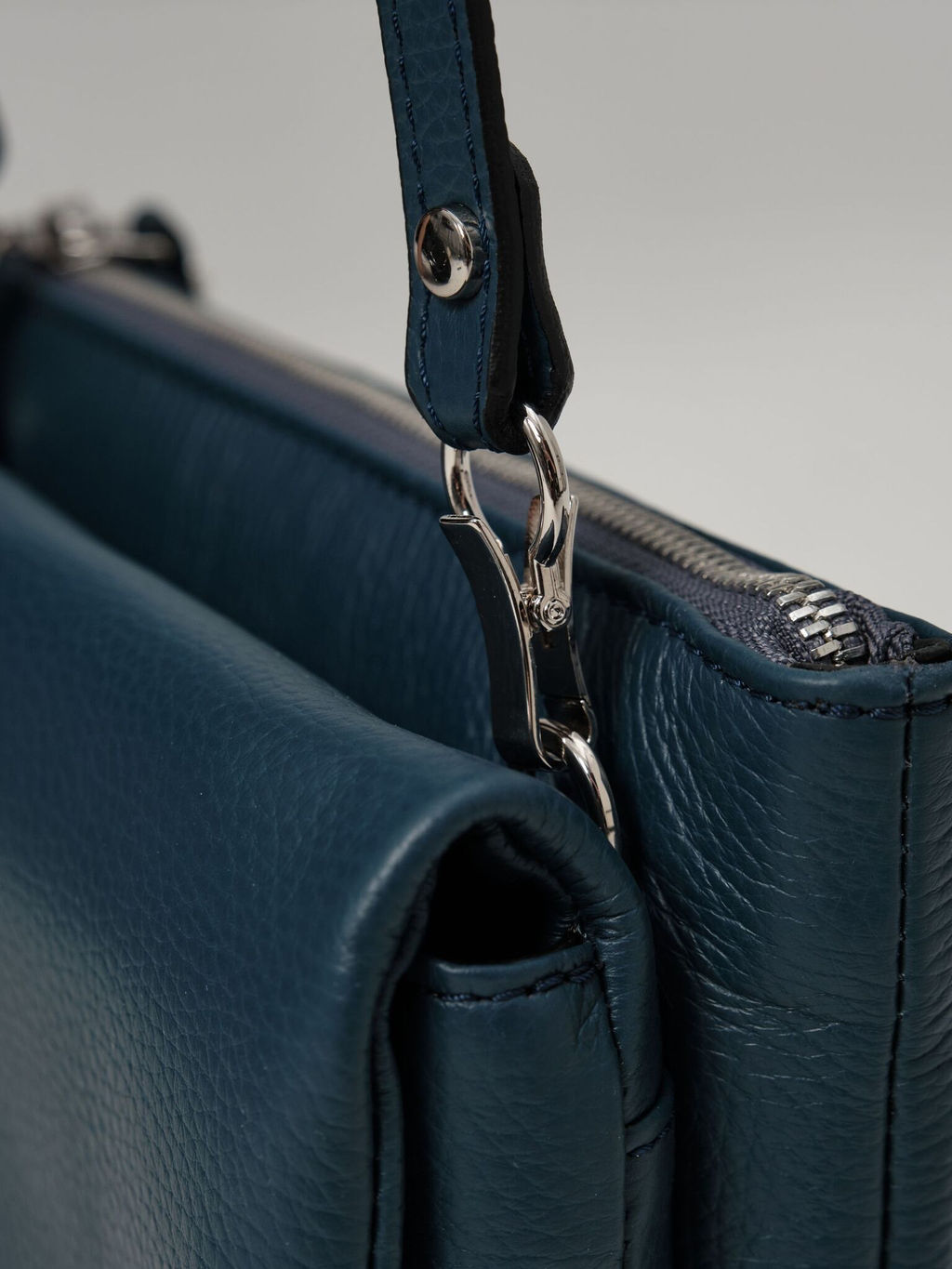 Сумка на плечо кросс-боди Deboro 31069 синяя волна