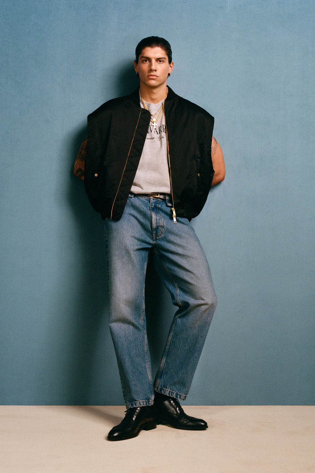 CAMISETA TANK OVERSIZE FIT WILLY CHAVARRIA X ZARA / Gris vigor?  фото 2