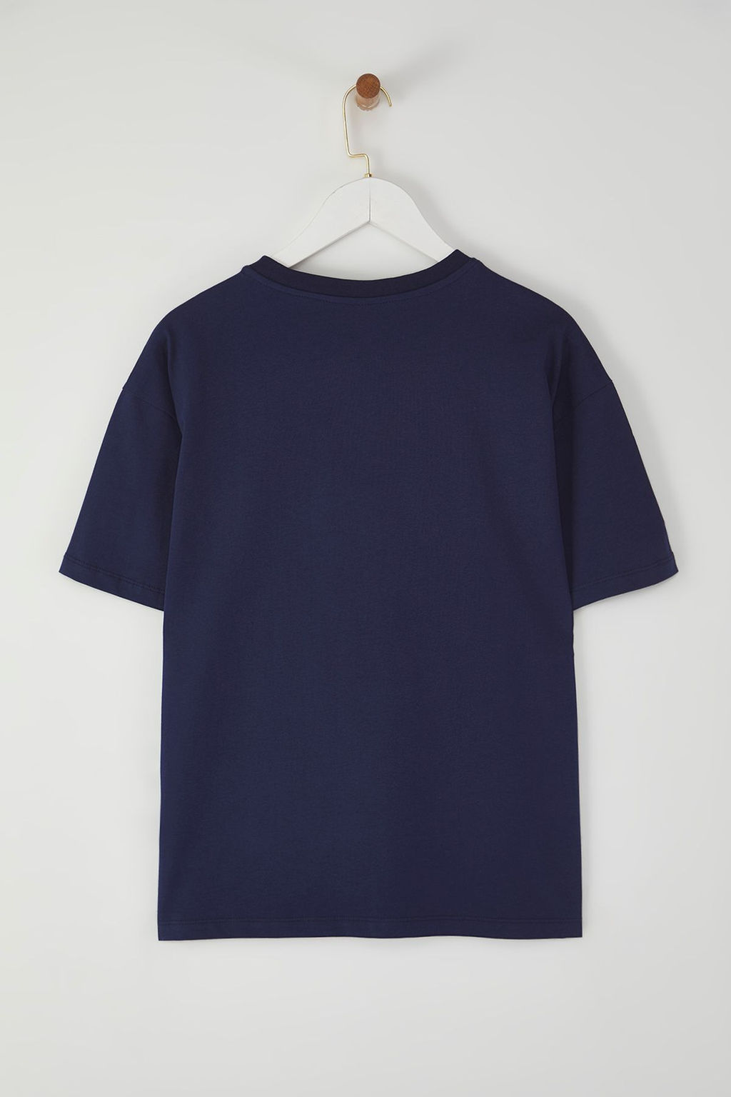 TRENDYOLMILLA Beyaz %100 Pamuk Kalp Slogan Bask?l? Oversize/Rahat Kesim Orme T-Shirt TWOSS24TS00139  фото 7