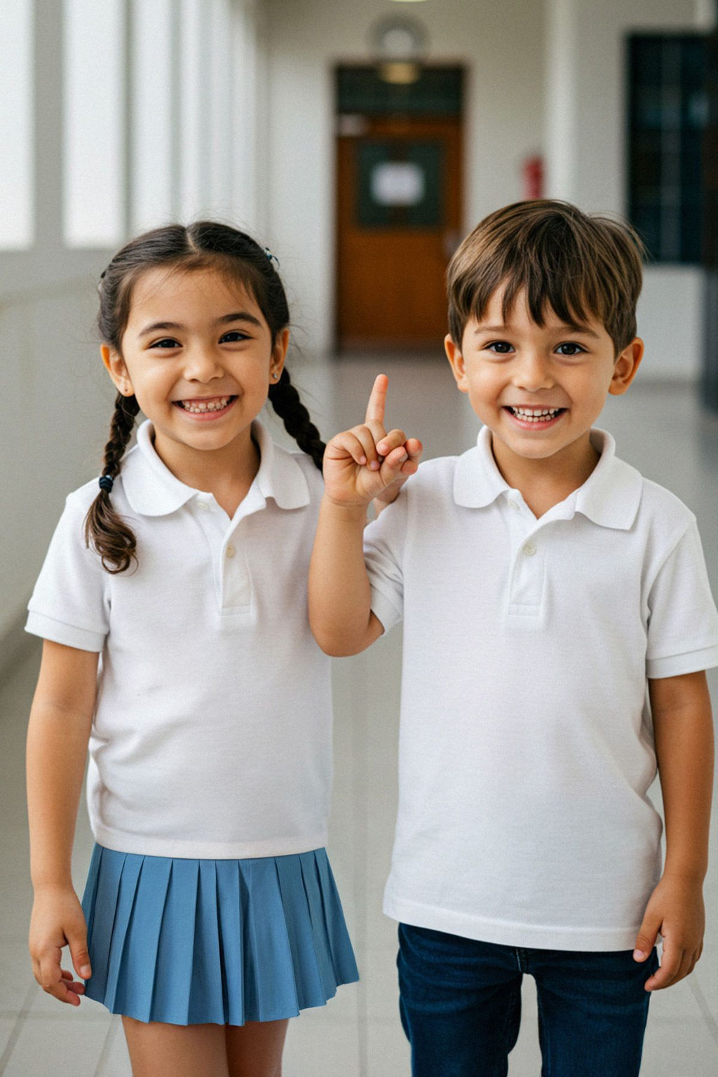 Beyaz-Beyaz Unisex K?sa Kol 2li Polo Yaka Orme T-Shirt TKDSS24TS00023 - Trendyolmilla фото 2