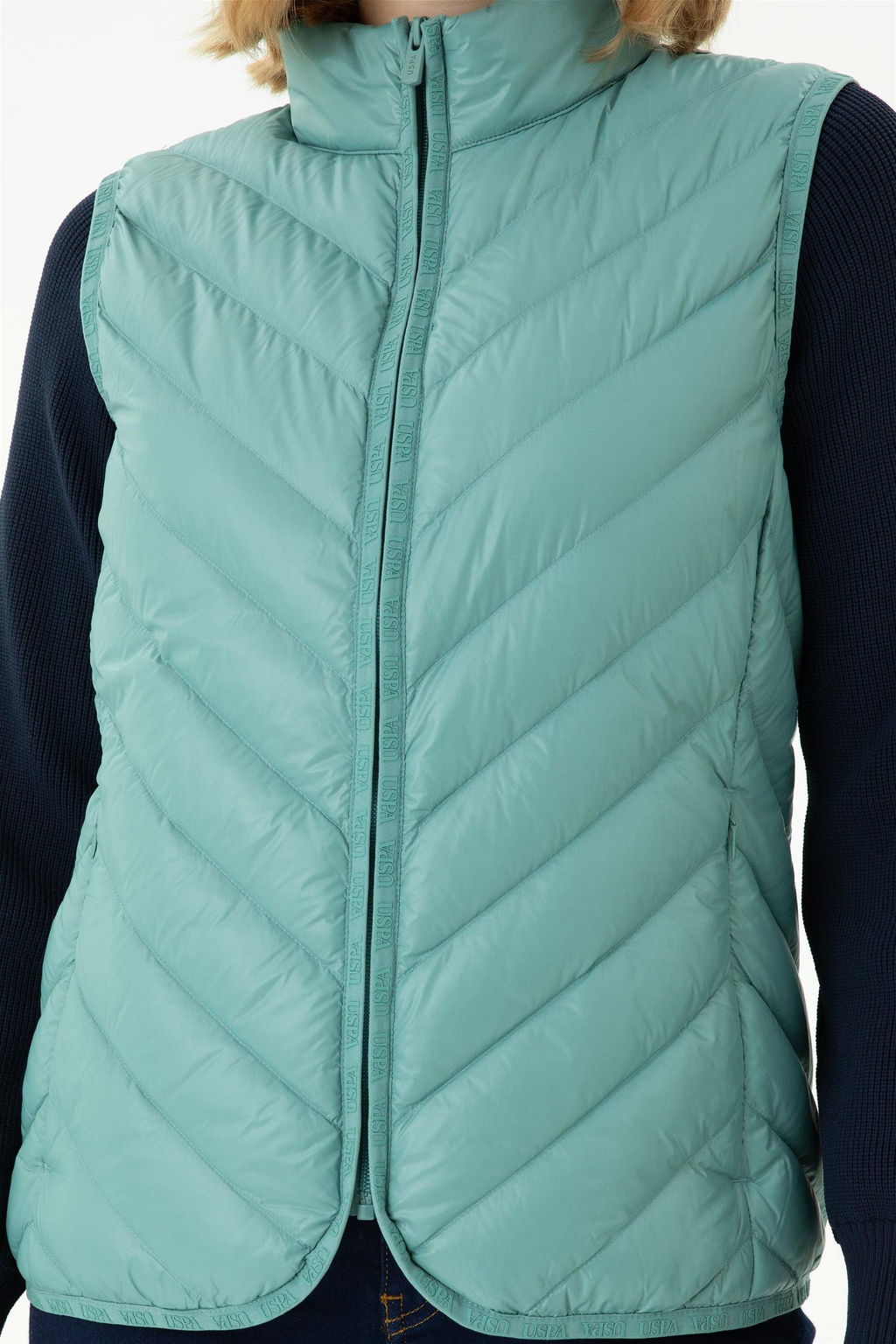U. S. Polo Assn / Женский мятный жилет - U.s. polo assn фото 6