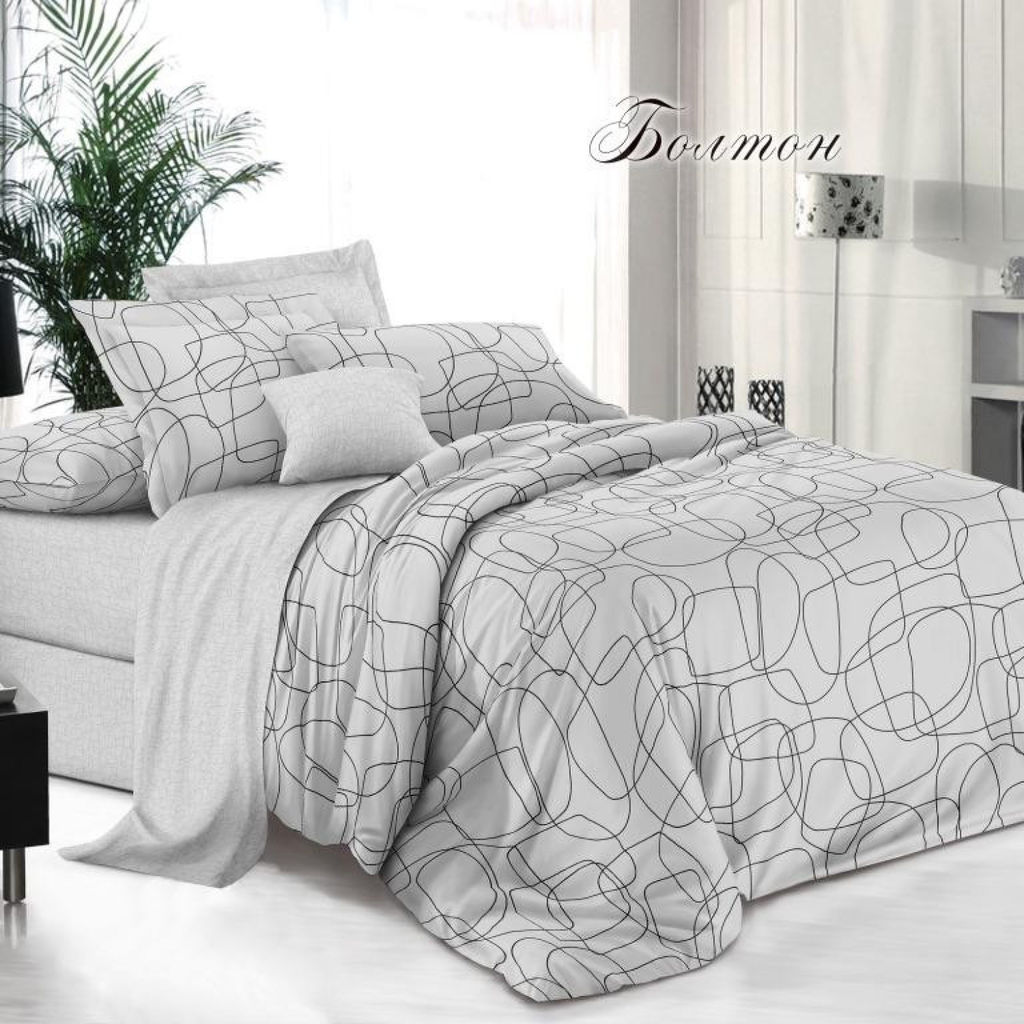 КПБ Виола поплин Болтон 1,5-спальный