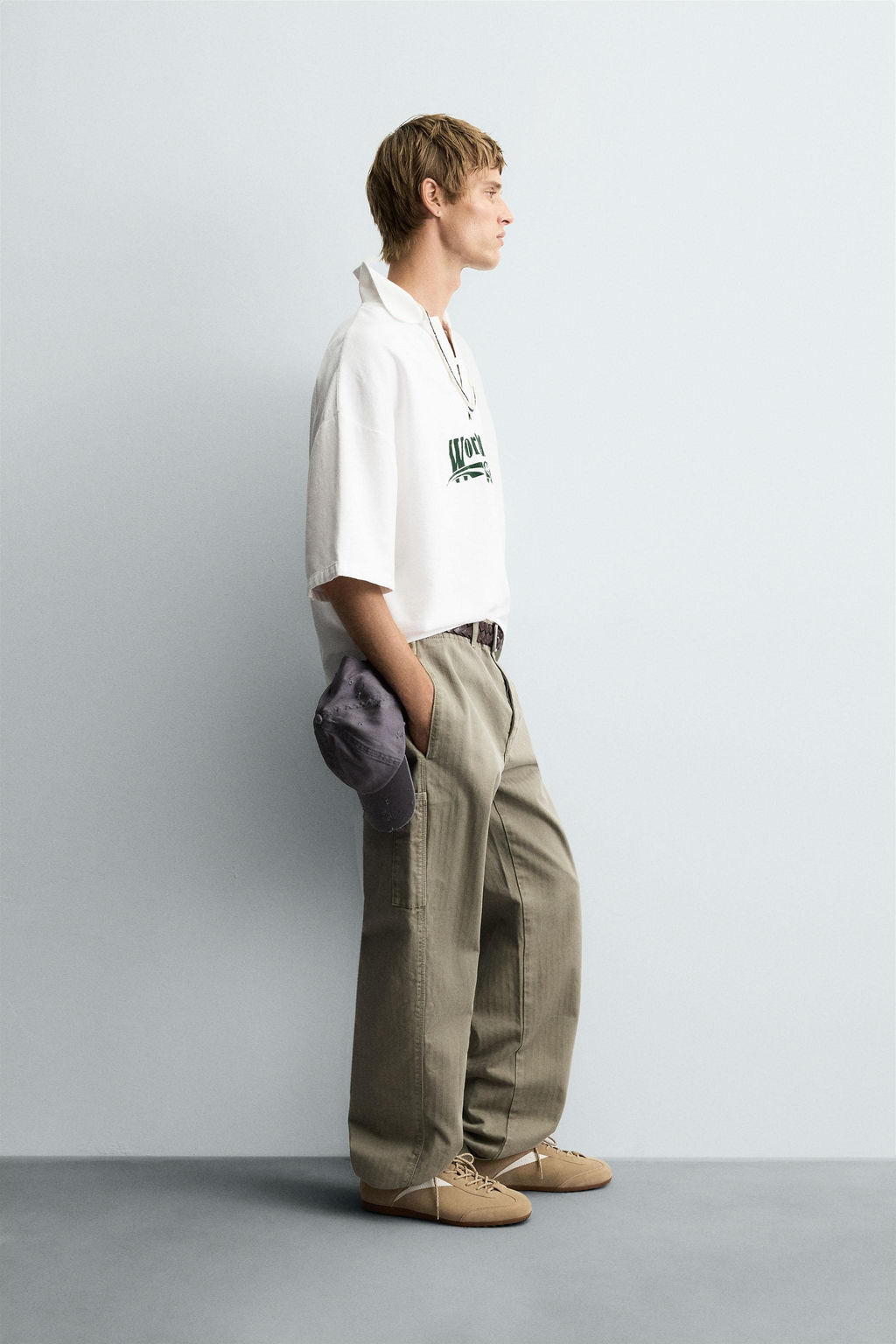 EMBROIDERED BOXY FIT POLO SHIRT - Zara фото 4