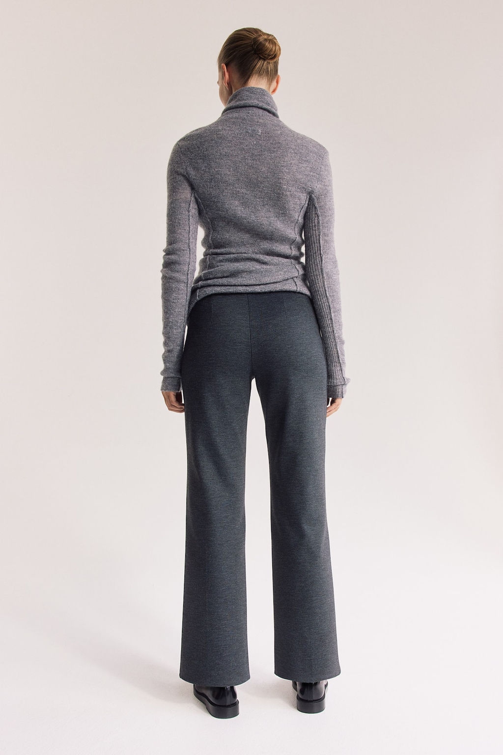 MAMA Pantalon sastre de punto - H&m фото 4