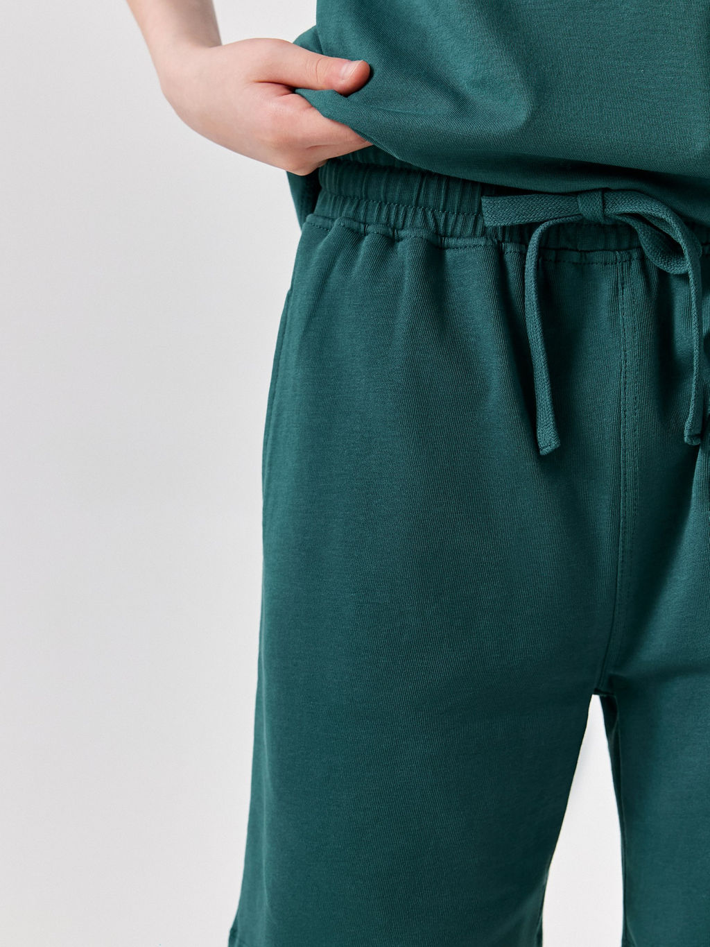 ACOOLA / Набор детский для мальчиков ((1)футболка и (2)шорты) Sulawesi_set изумрудный фото 7