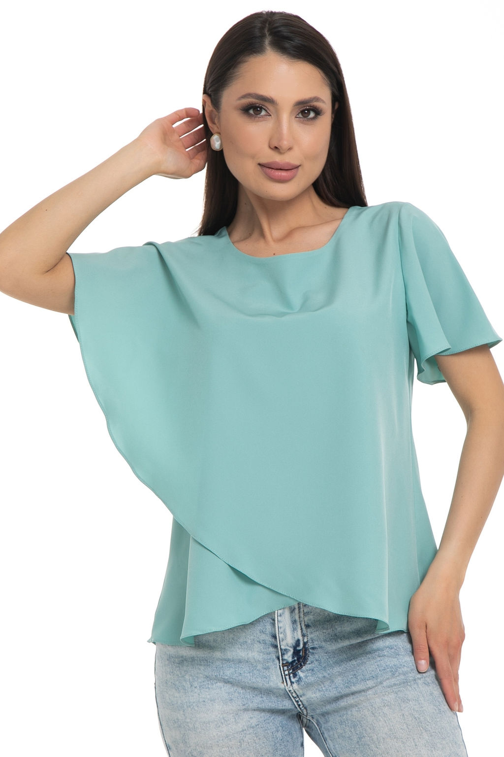 Блуза Яркое лето(мята)