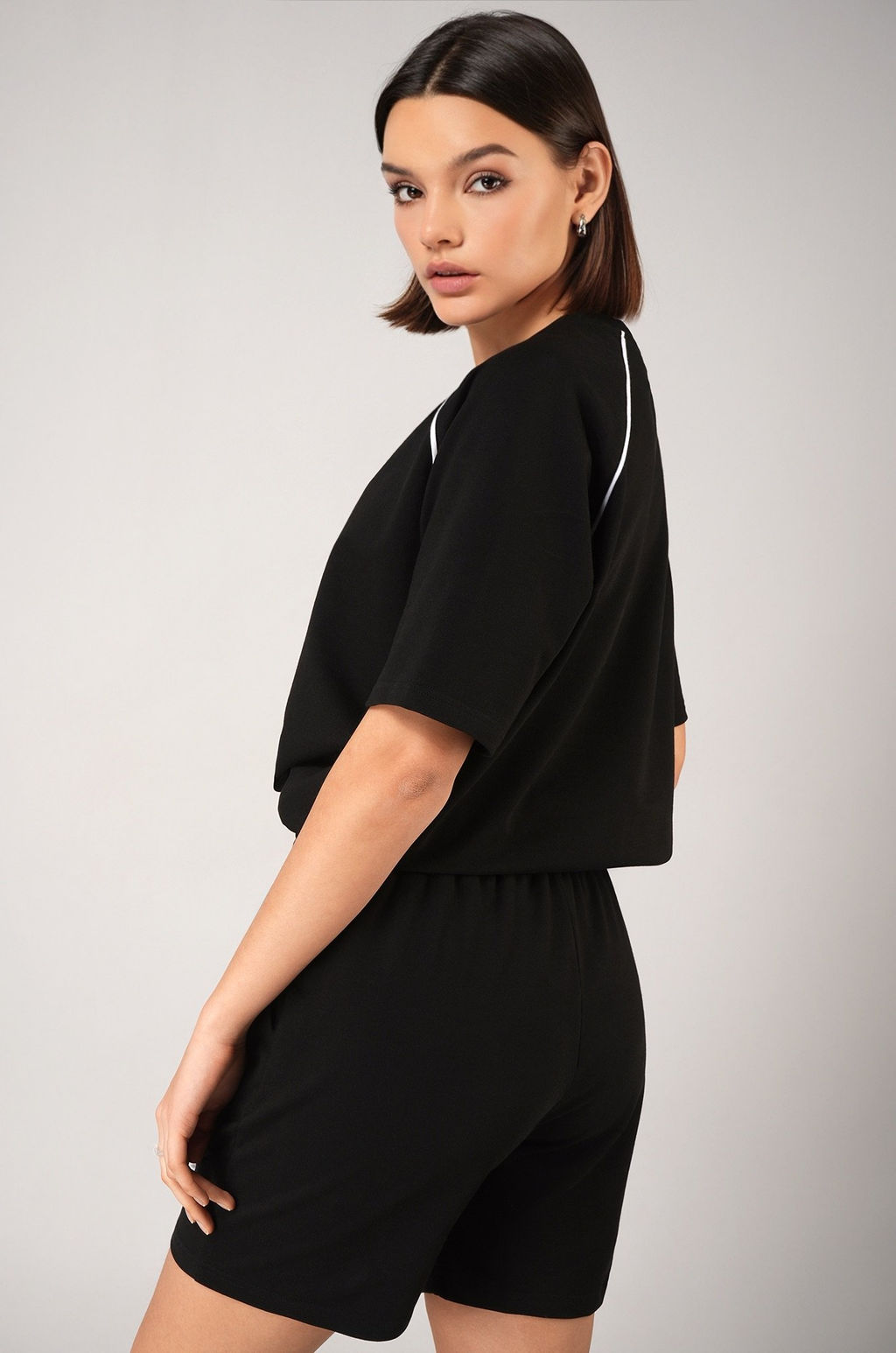 Женский костюм с шортами из футера двухнитки Happyfox  фото 7