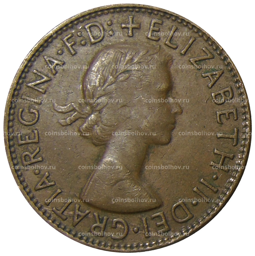 Монета 1 пенни 1961 года Австралия