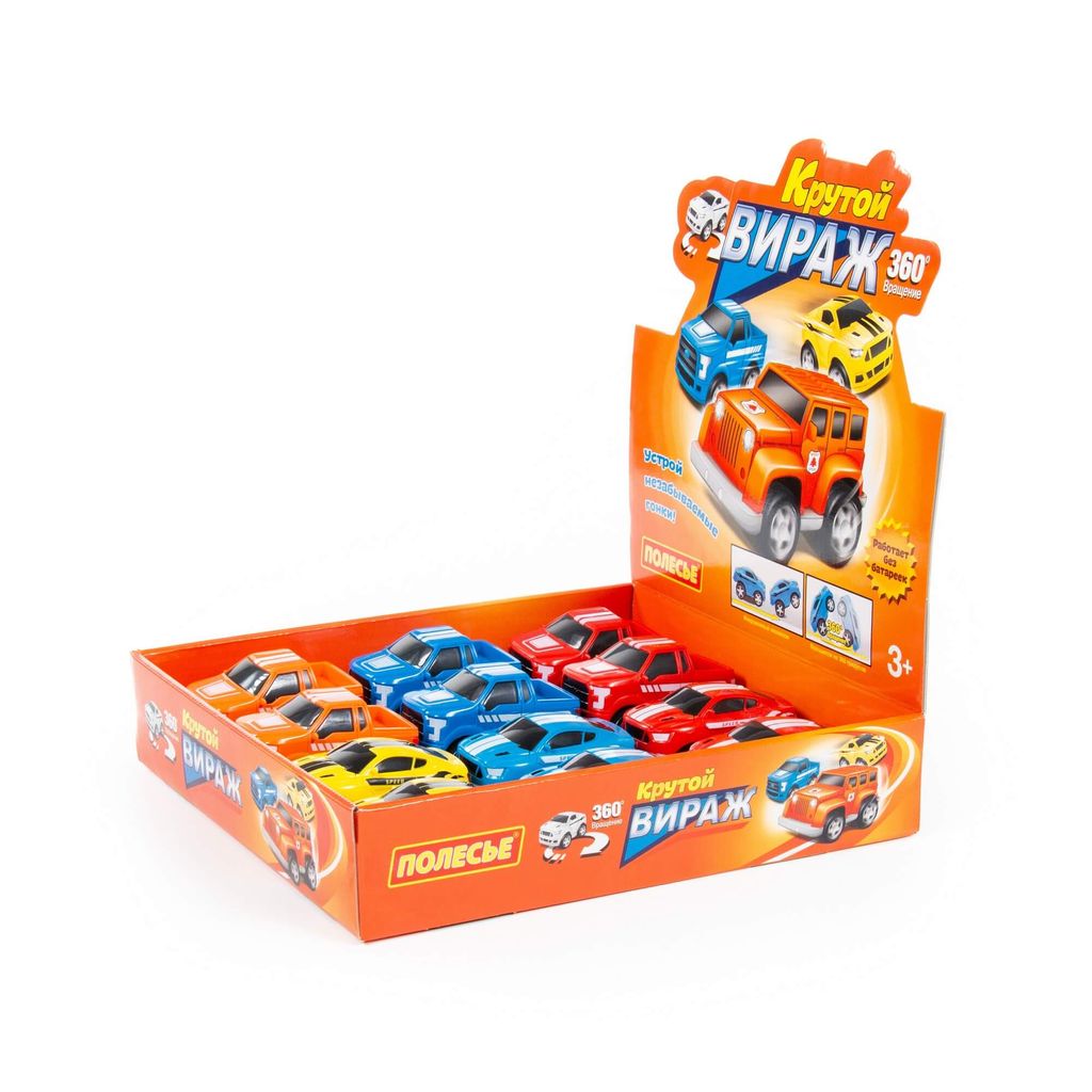 Крутой Вираж, автомобиль инерционный (дисплей №1) - Полесье фото 3