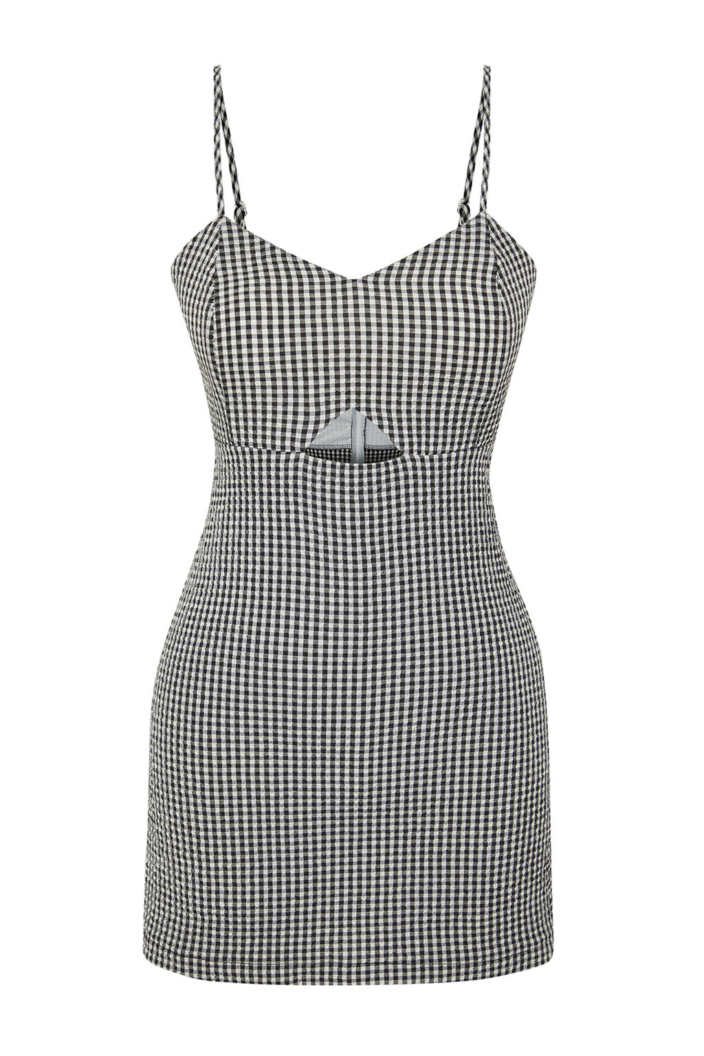 TRENDYOLMILLA Yesil Kareli Pencere Detayl? Ask?l? Mini Dokuma Tulum TWOSS22TU0277  фото 22