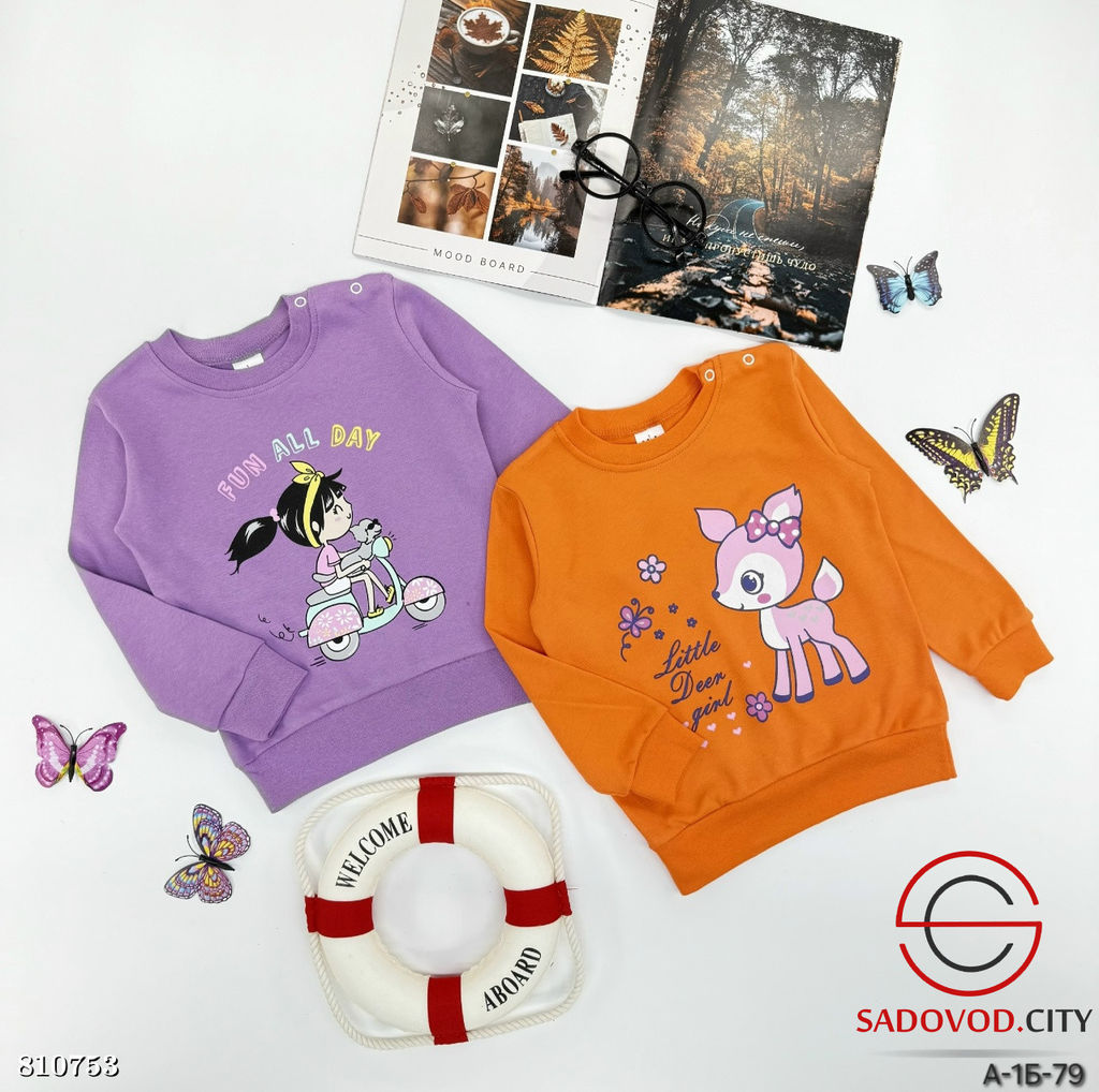 Кофта для девочки с рисунком - Bruno фото 2