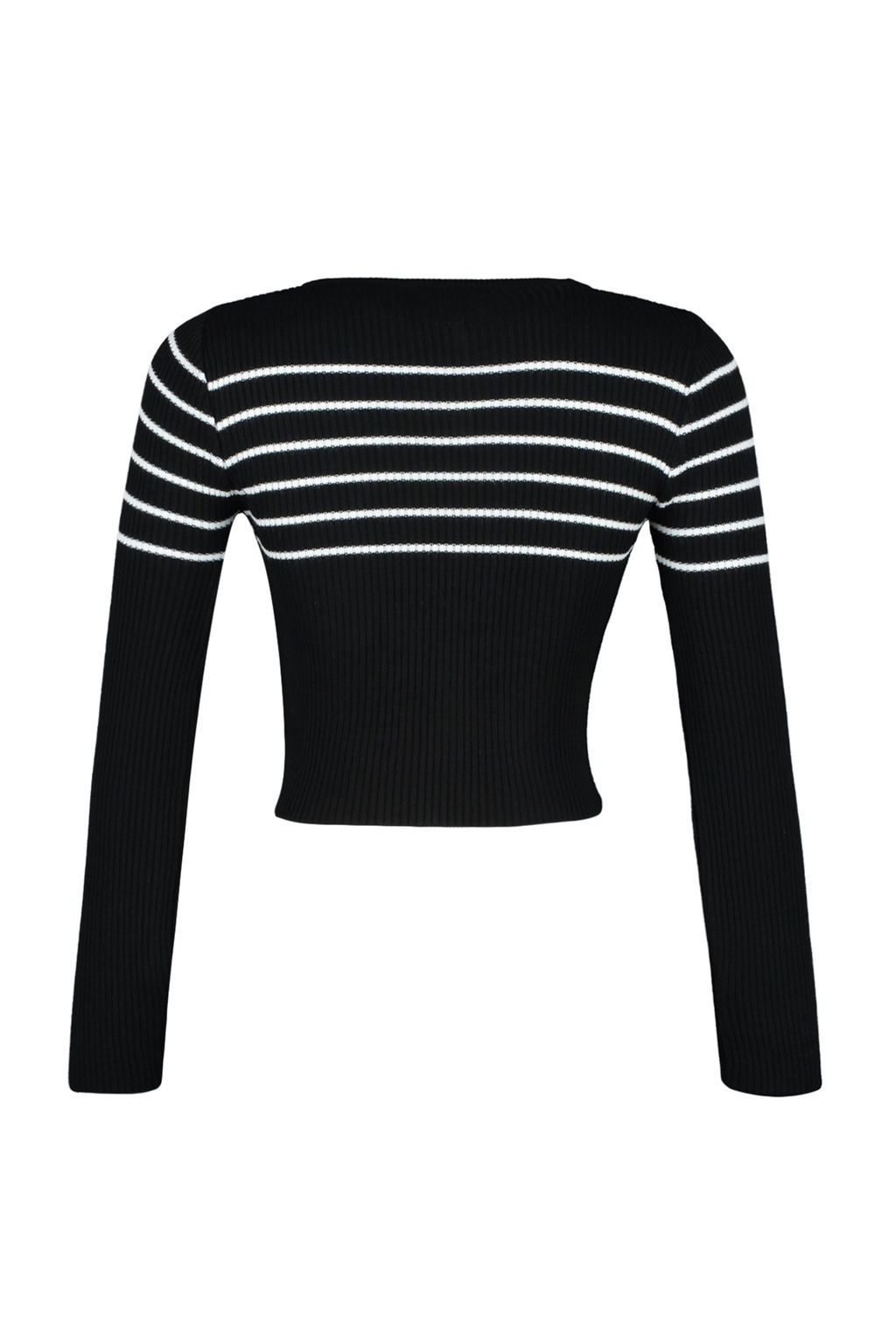 Tas Crop Cizgili Triko Kazak TWOAW24KZ01201 - Trendyolmilla фото 16