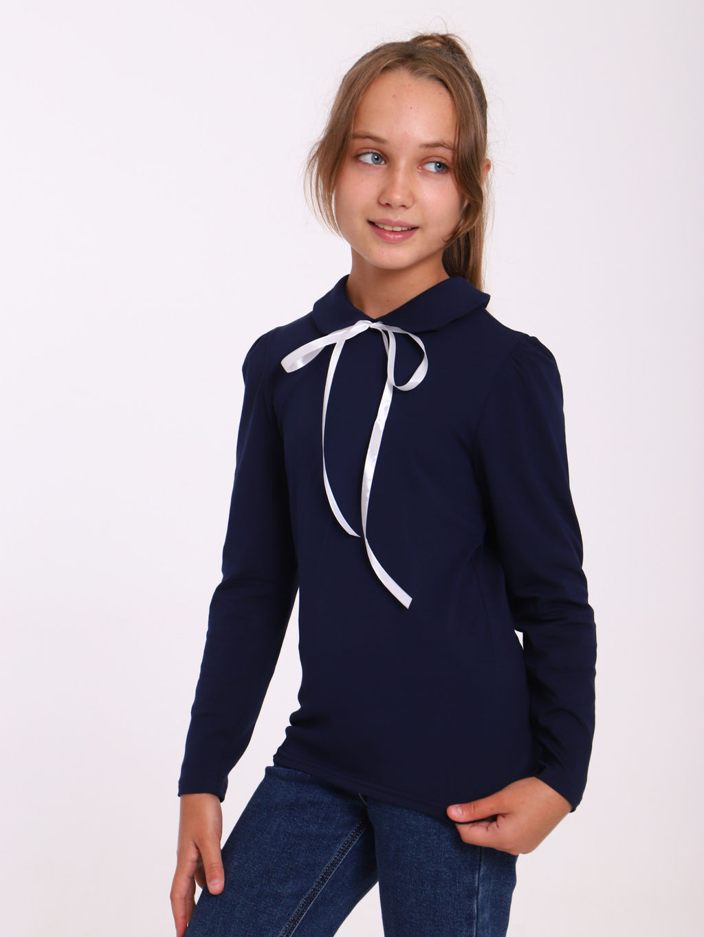 Блузка Вероника белый, БЛ-03-1 От Егорки до Егора фото 9