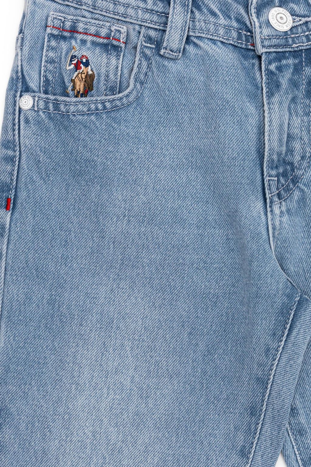 U. S. Polo Assn Голубые джинсовые брюки для мальчика - U.s. polo assn фото 4