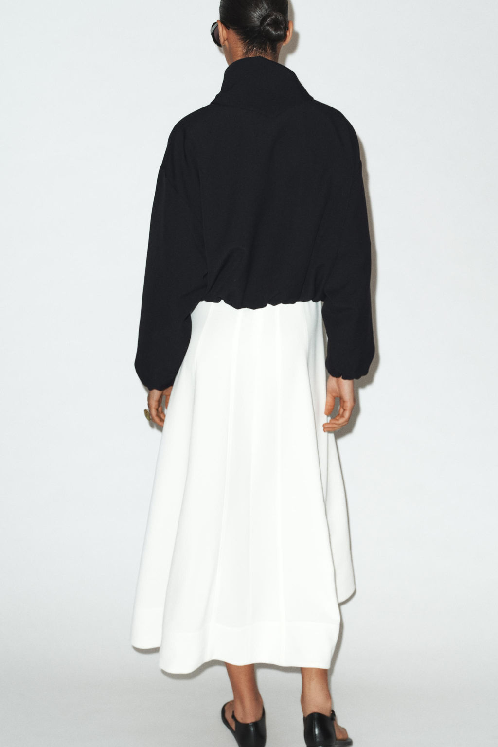 BOMBER JACKET WITH DETACHABLE SCARF - Zara фото 15