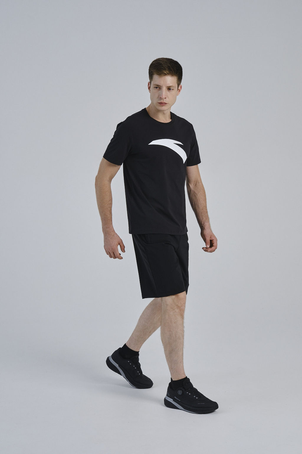 Шорты трикотажные Черный TRN ESSENTIAL Knit Half Pants