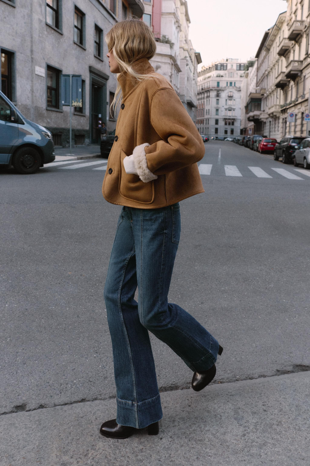 REVERSIBLE DOUBLE-FACED JACKET - Zara фото 5