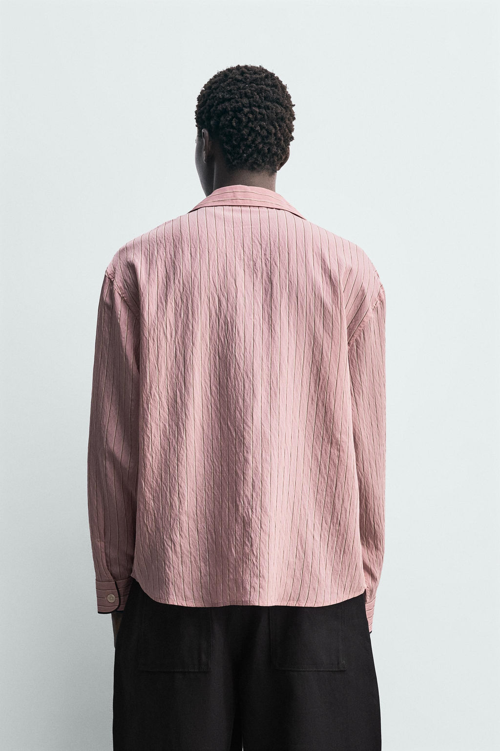 STRIPED FLOWING SHIRT - Zara фото 11