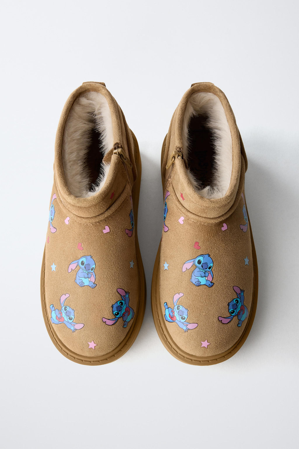 LILO & STITCH  DISNEY SHEEPSKIN ANKLE BOOTS - Zara фото 4