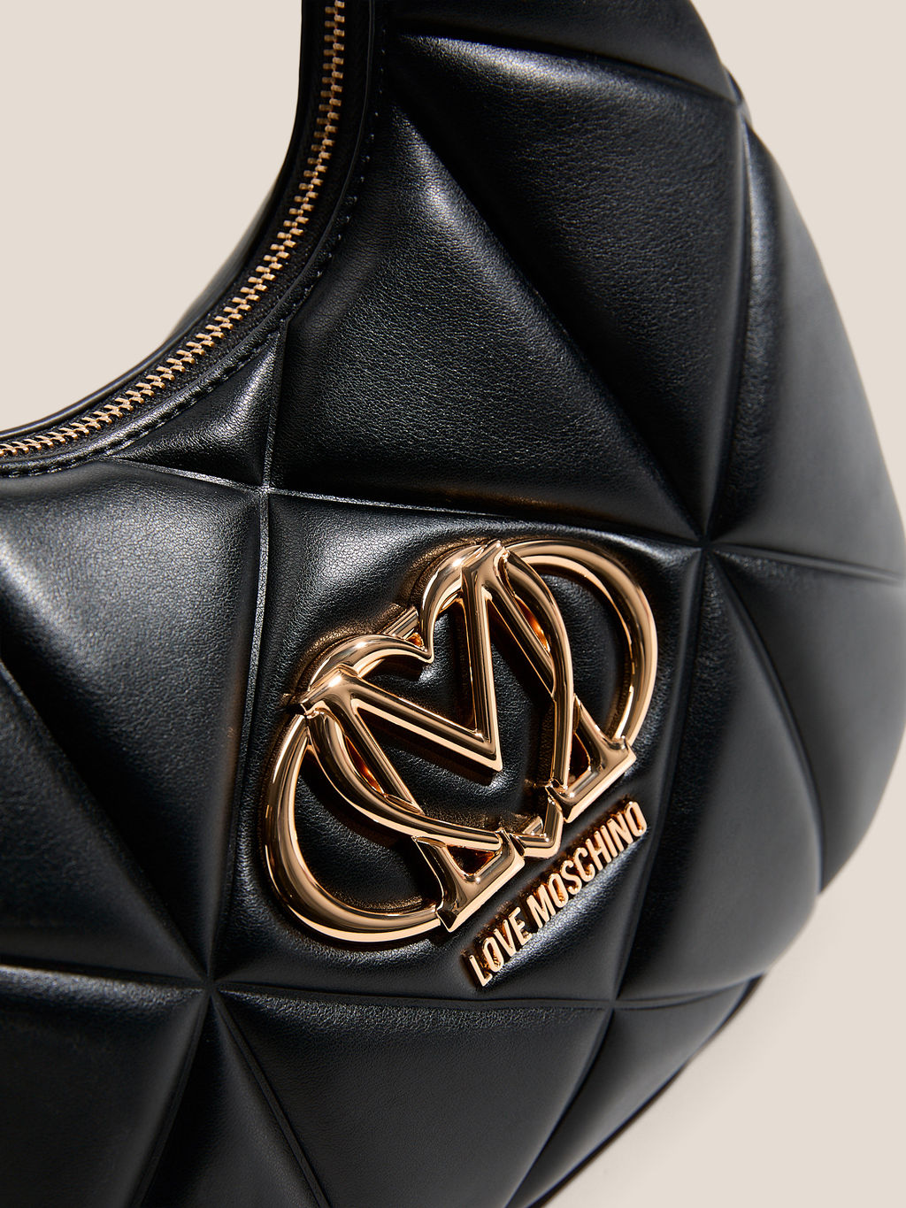 Женская сумка на плечо LOVE MOSCHINO EMBOSSED Q Артикул 4561029, черный  фото 2