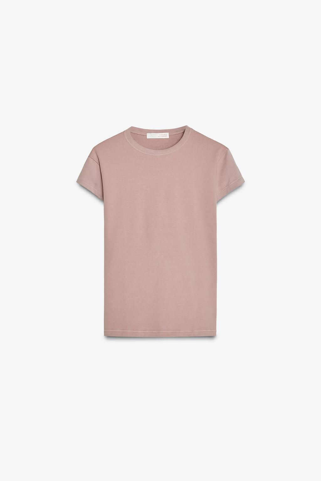 SLIM FIT SHORT SLEEVE T-SHIRT - Zara фото 22