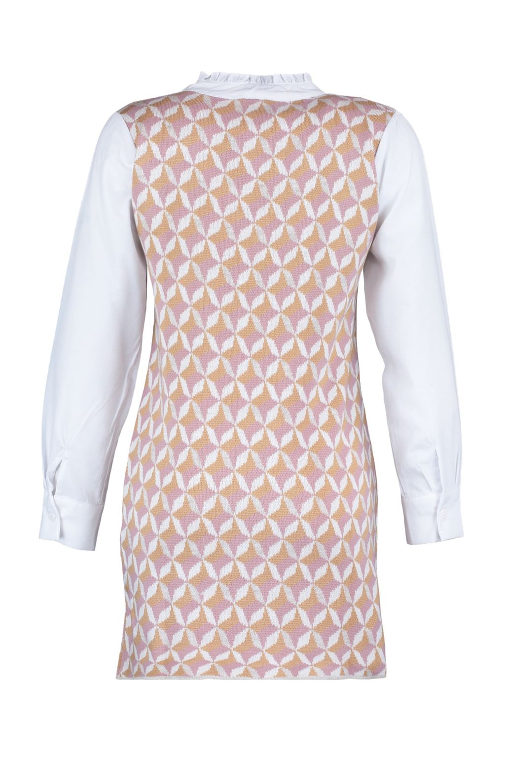 TRENDYOLMILLA Lacivert Mini Triko Gomlek Garni Detayl? Elbise TWOAW22SV0122  фото 6