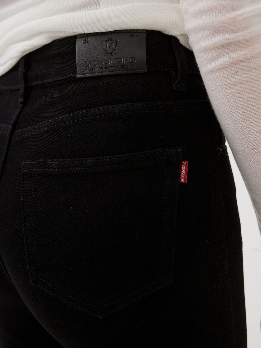 Женские джинсы широкие с высокой посадкой - Mossmore фото 26