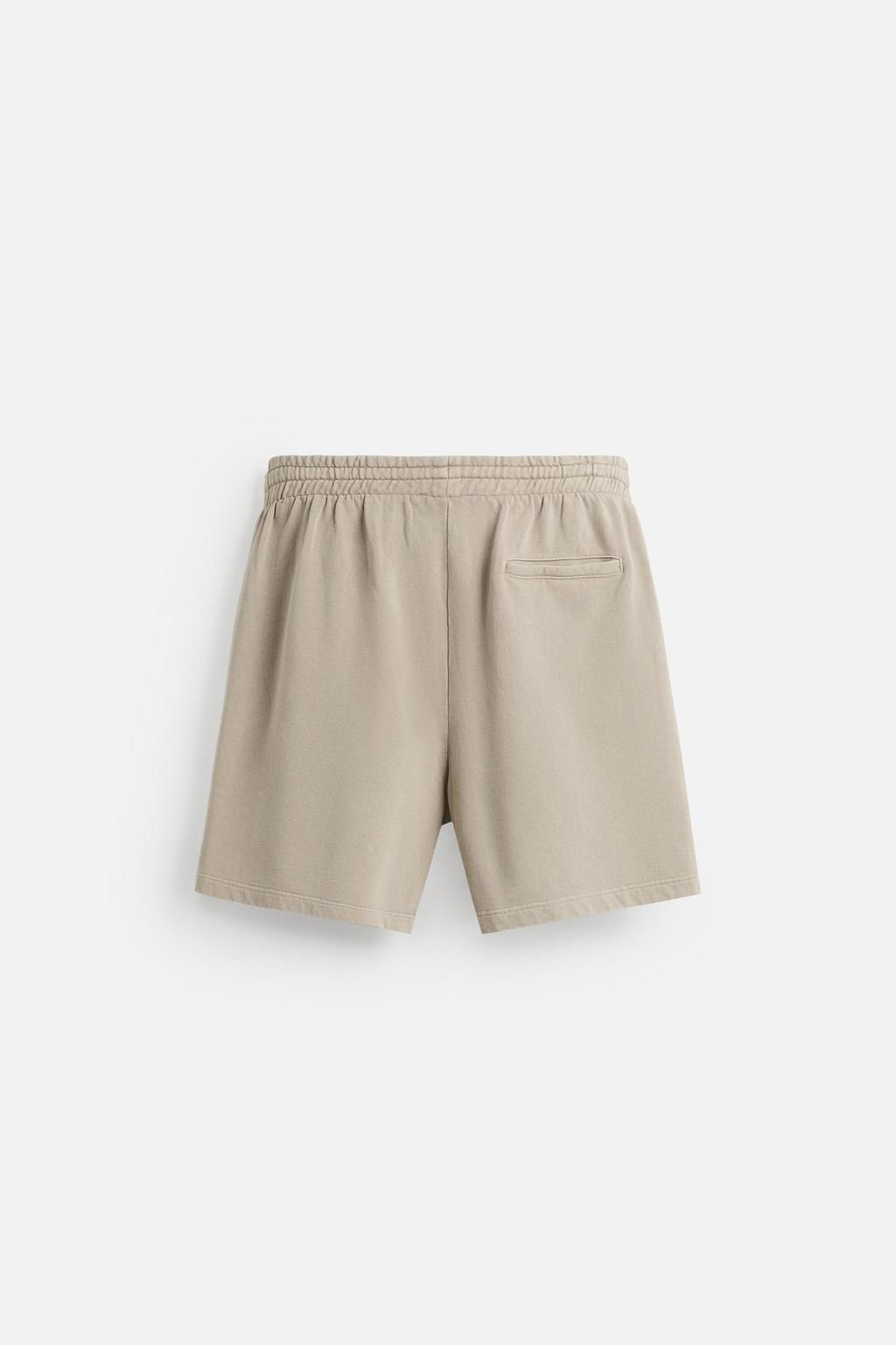 WASHED JOGGER BERMUDA SHORTS - Zara фото 9