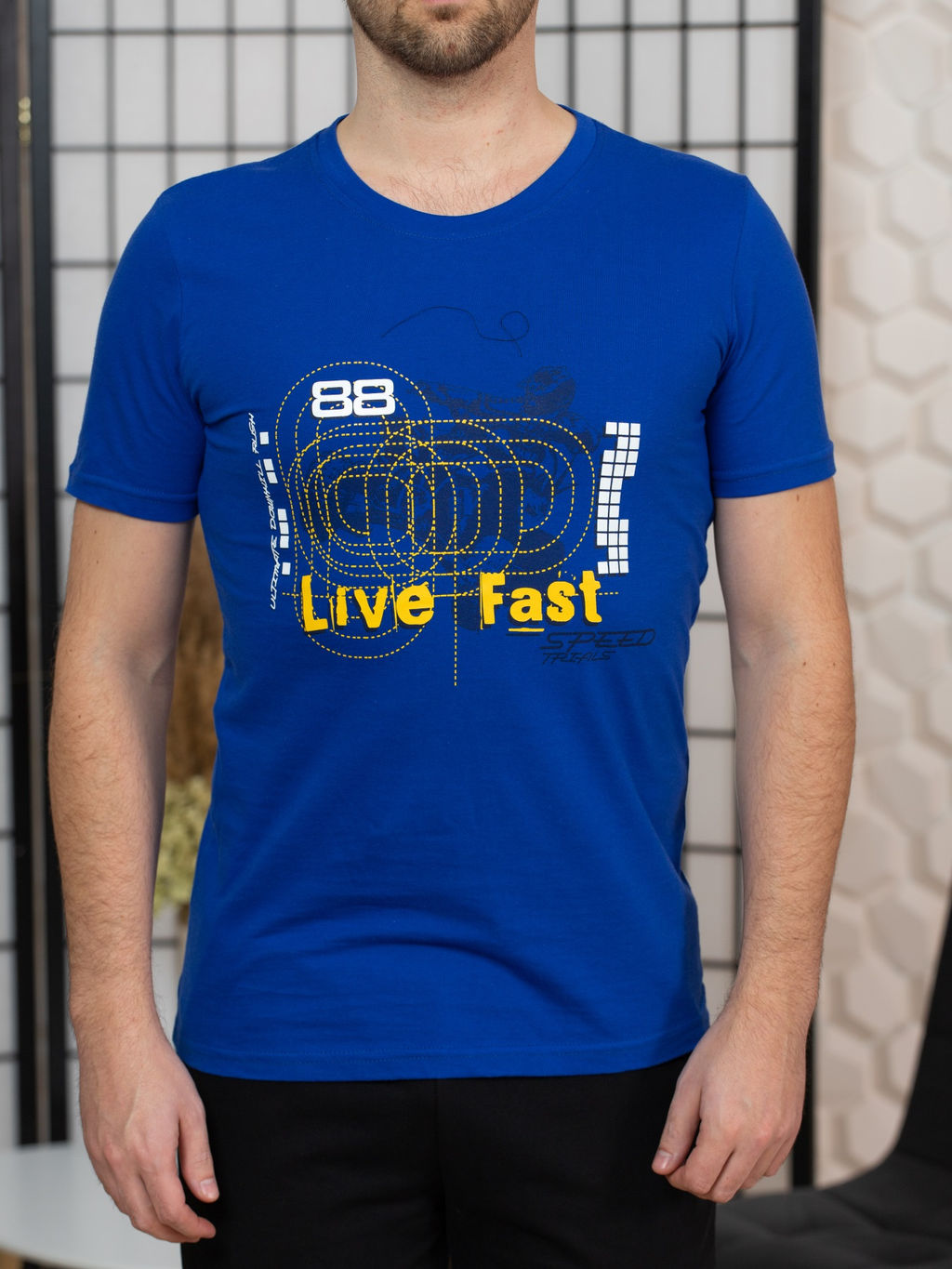 М42 Футболка мужская "василек"