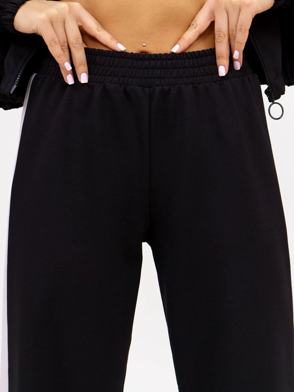 Костюм женский, цвет черный серый