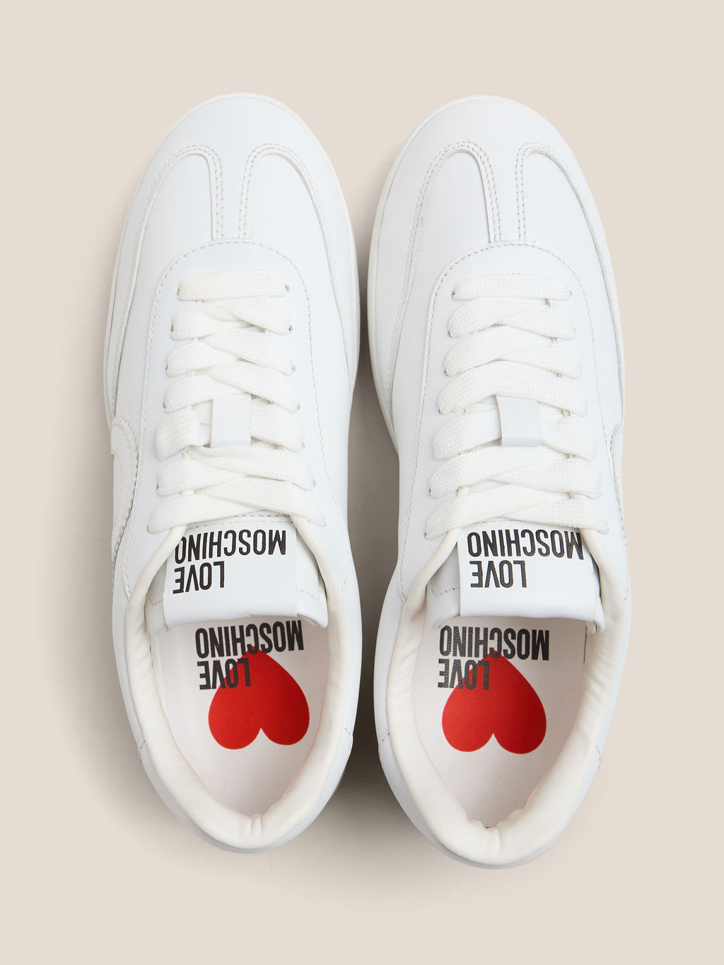 Женские кеды LOVE MOSCHINO CLOUD LOVE Артикул 4562454, белый  фото 4