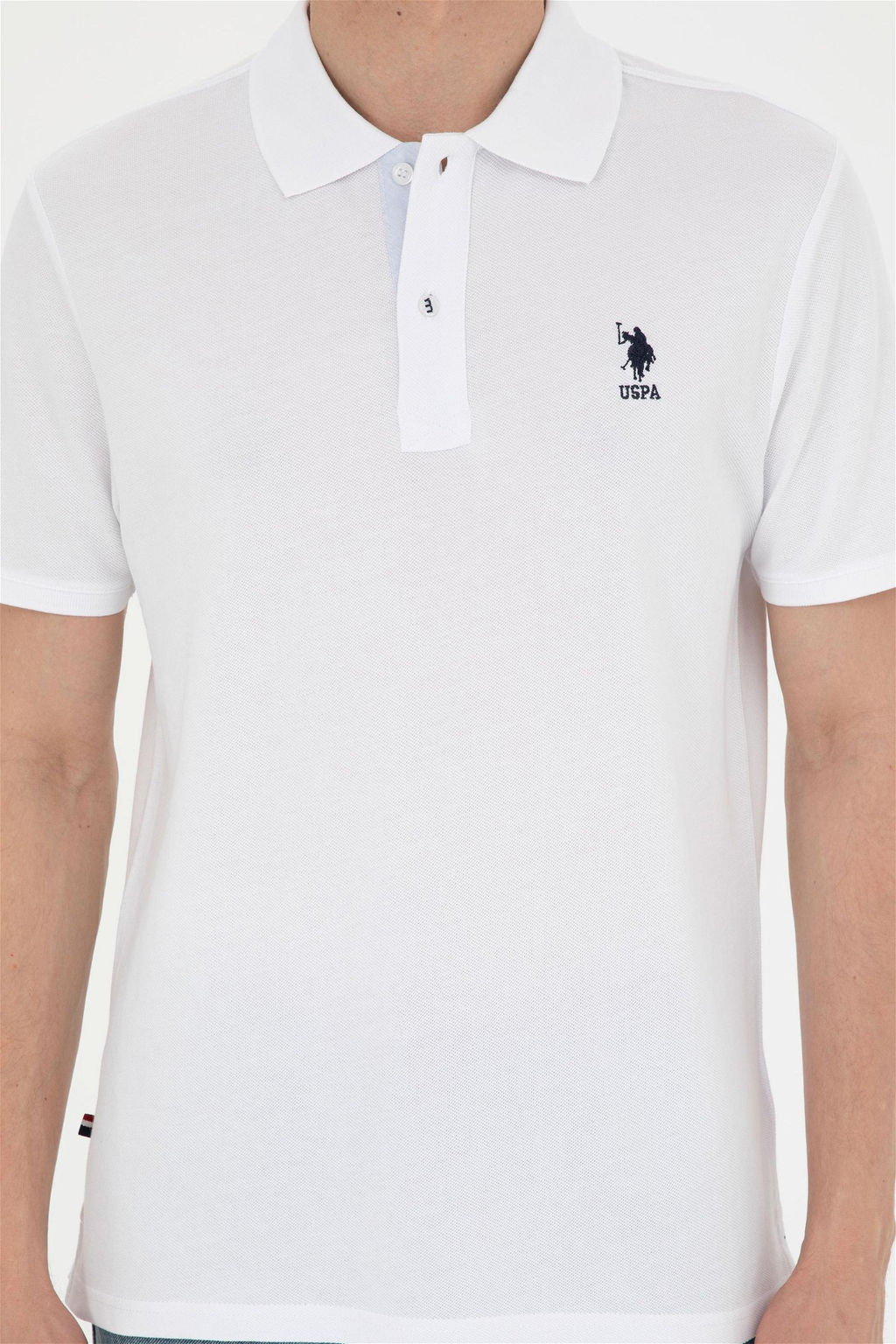 Футболка мужская U.S. Polo Assn белая хлопок  фото 6