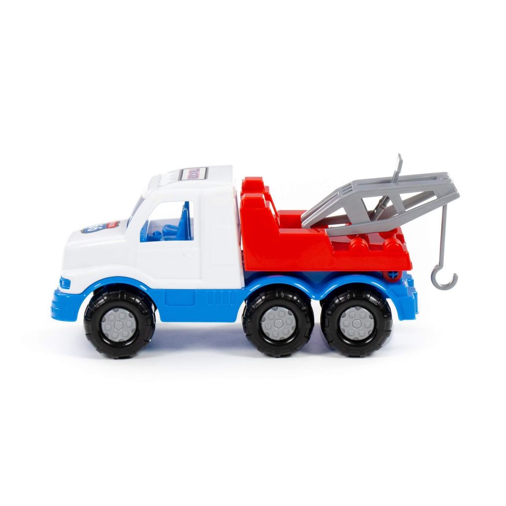 Гоша, автомобиль-эвакуатор (бело-синий) - Полесье фото 2