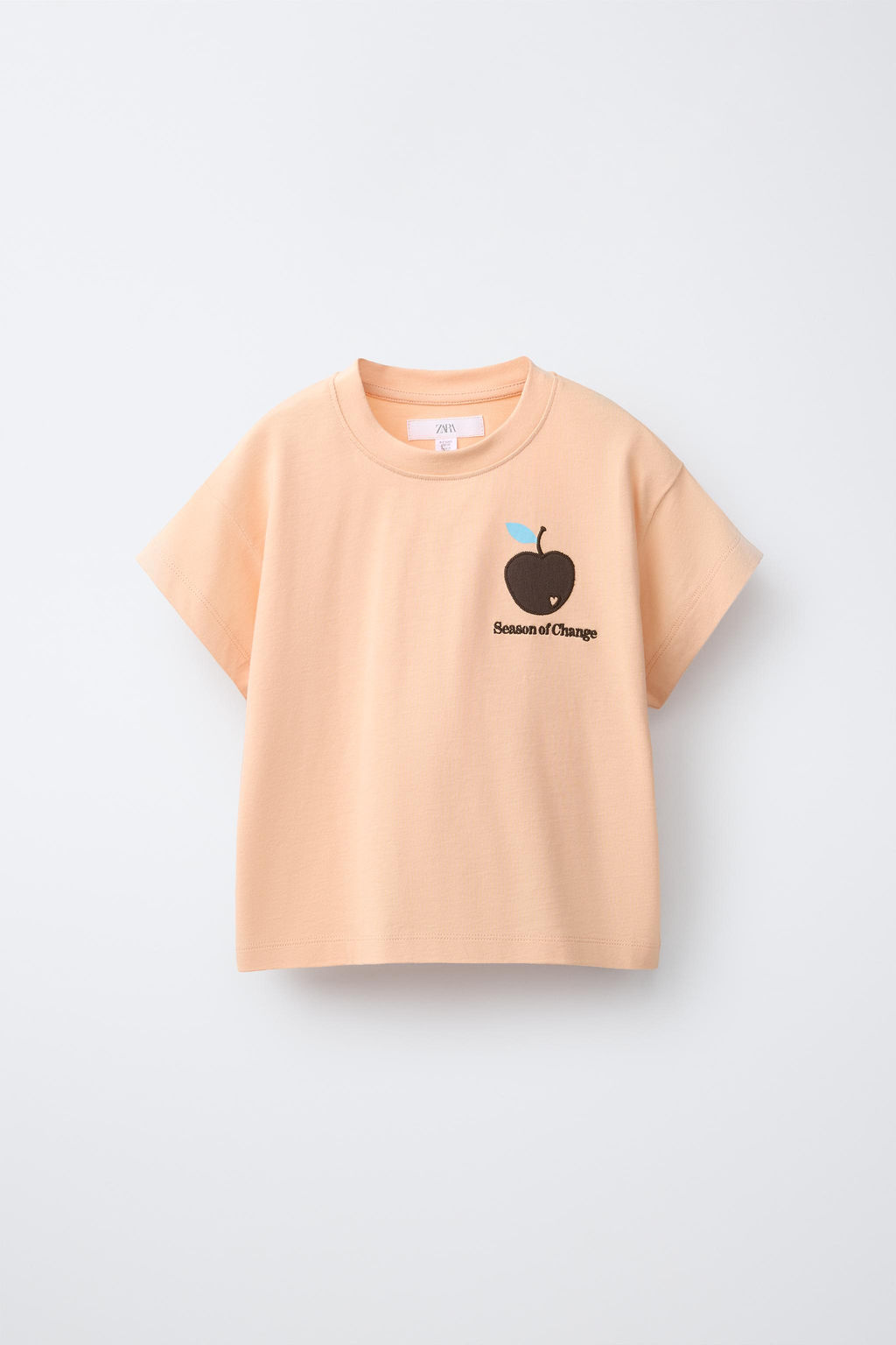 CAMISETA PARCHE BORDADO / Naranja - Zara фото 2