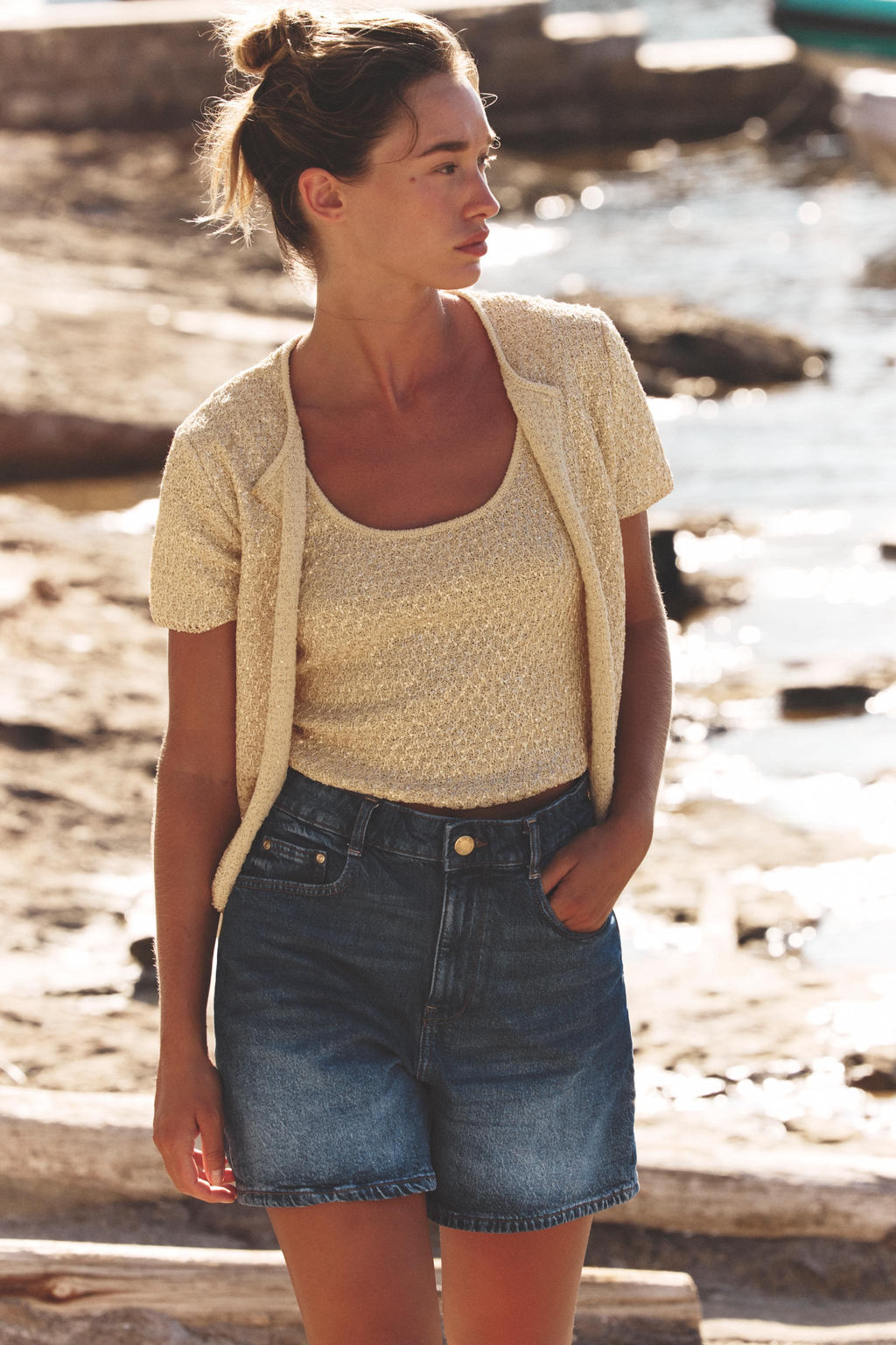SEQUIN CARDIGAN