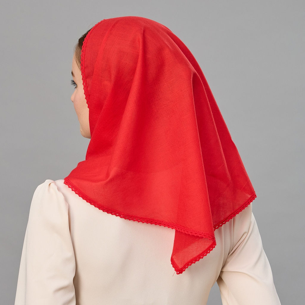 Косынка хлопковая 150 х 95 см - Мастерская ПОКРОВ фото 3