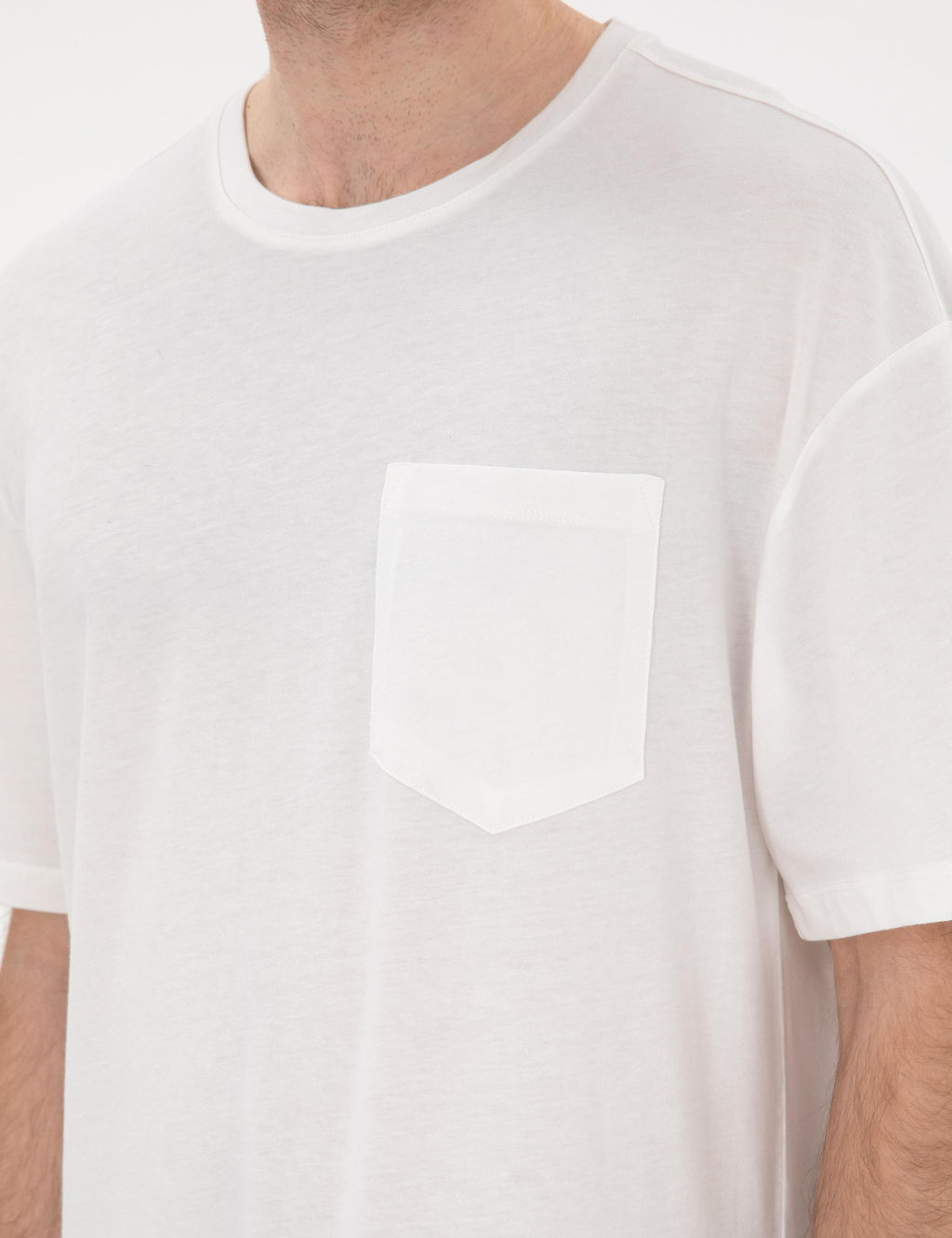 Ekru Comfort Fit Basic Ti__rt - Pierre cardin фото 7