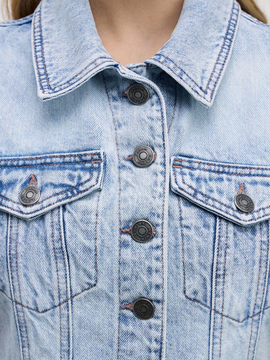 Джинсовый жилет / Zarina  фото 6