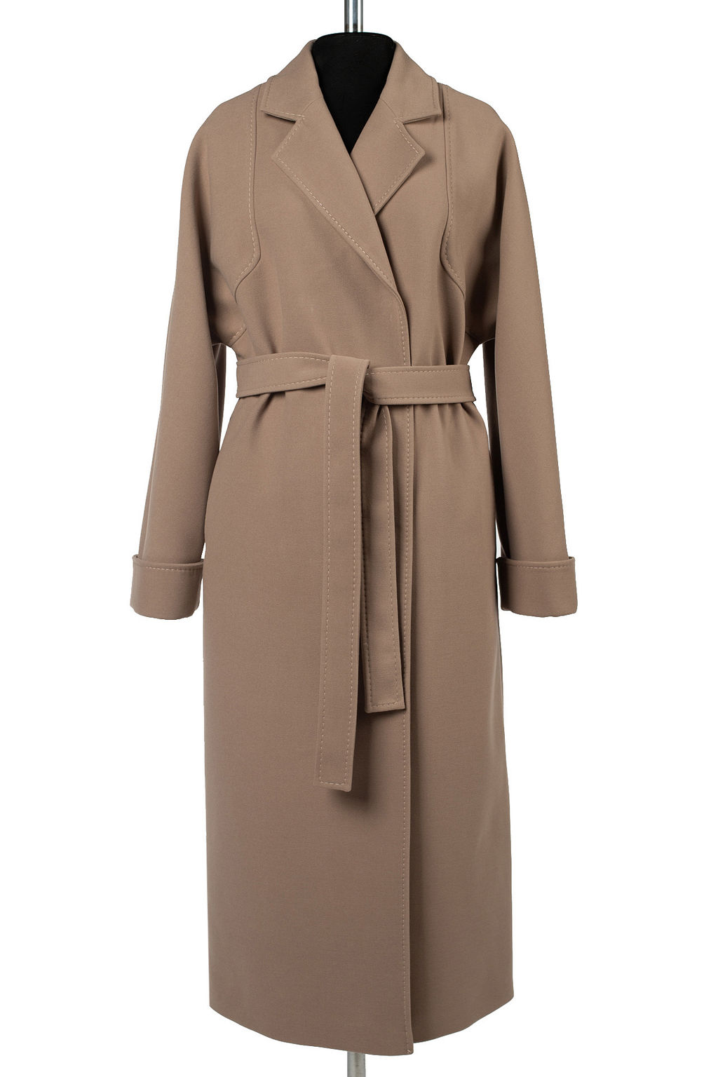 01-12022 Пальто женское демисезонное (пояс) - El podio фото 7