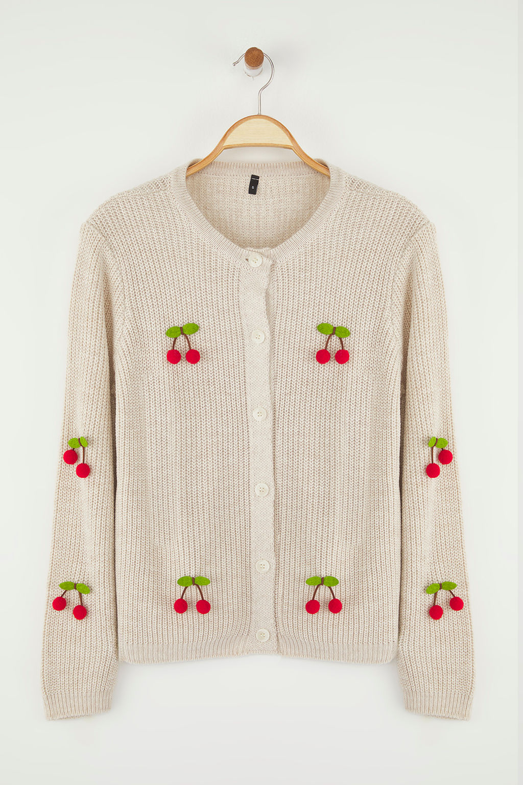 Tas Meyve Islemeli Yumusak Dokulu Triko H?rka TWOAW26HI00039 - Trendyolmilla фото 5