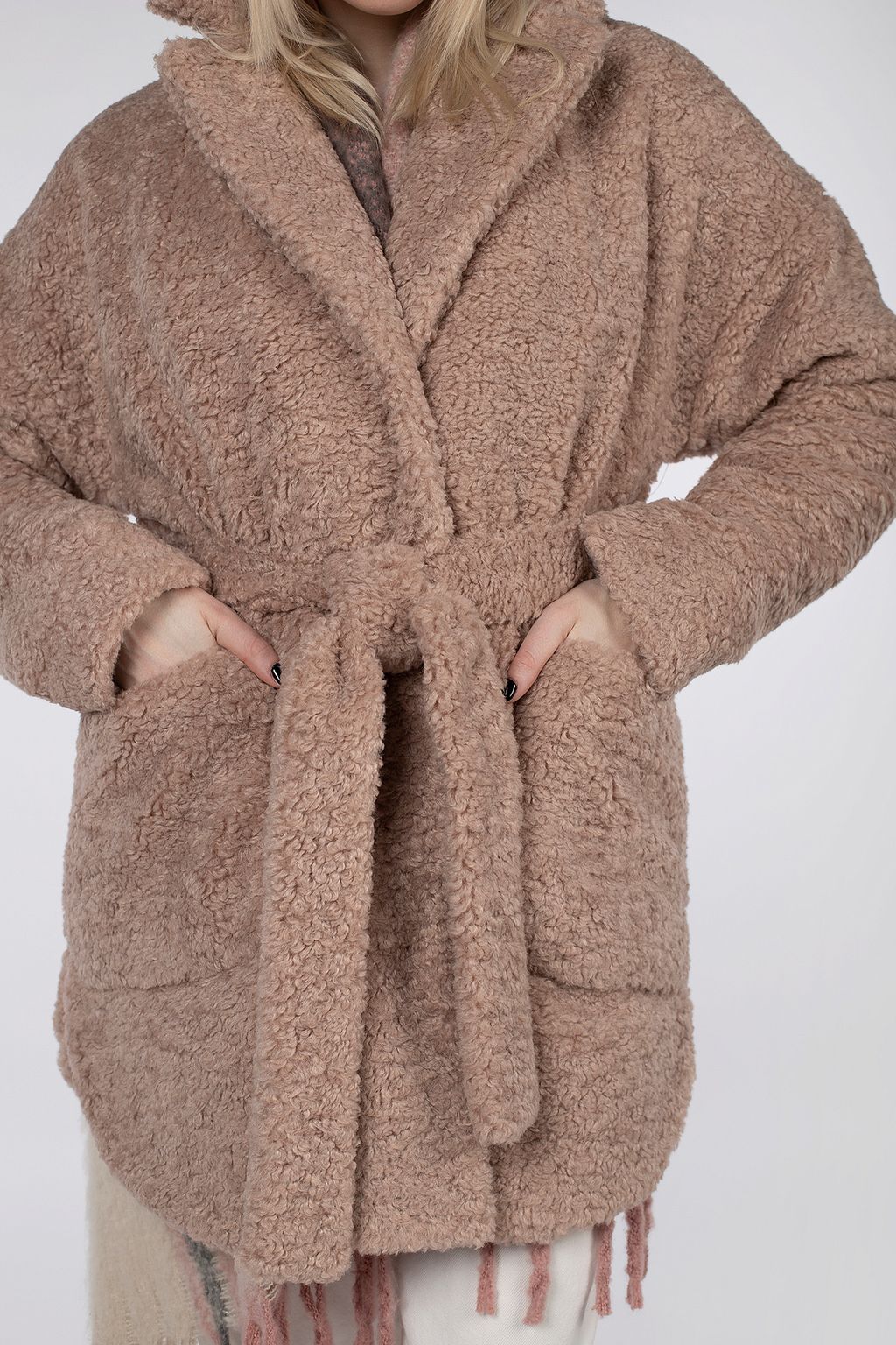 Пальто женское утепленное (пояс) - Империя пальто фото 8