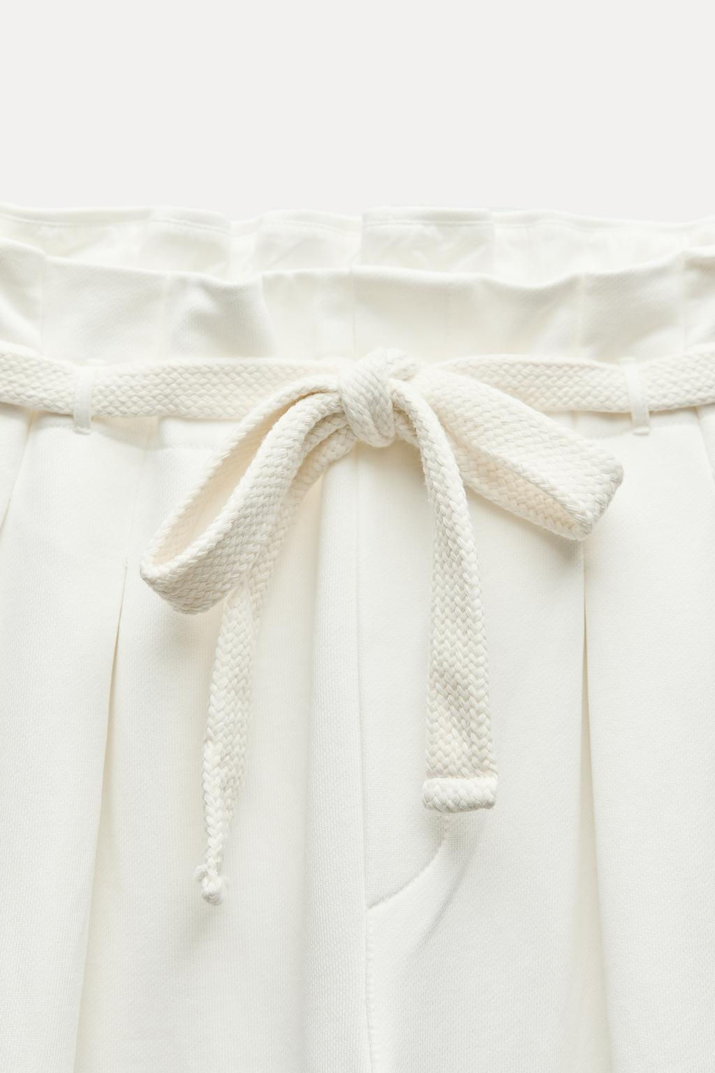 JOGGING TROUSERS WITH BELT - Zara фото 8