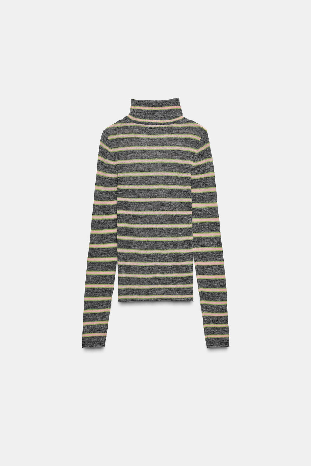 FINE-KNIT STRIPED JUMPER - Zara фото 7