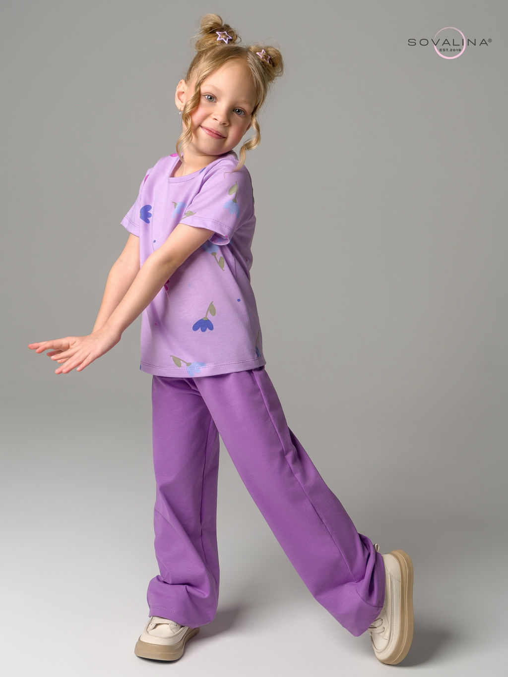 Костюм Лето сиреневый колокольчик-сирень - Sovalina фото 9