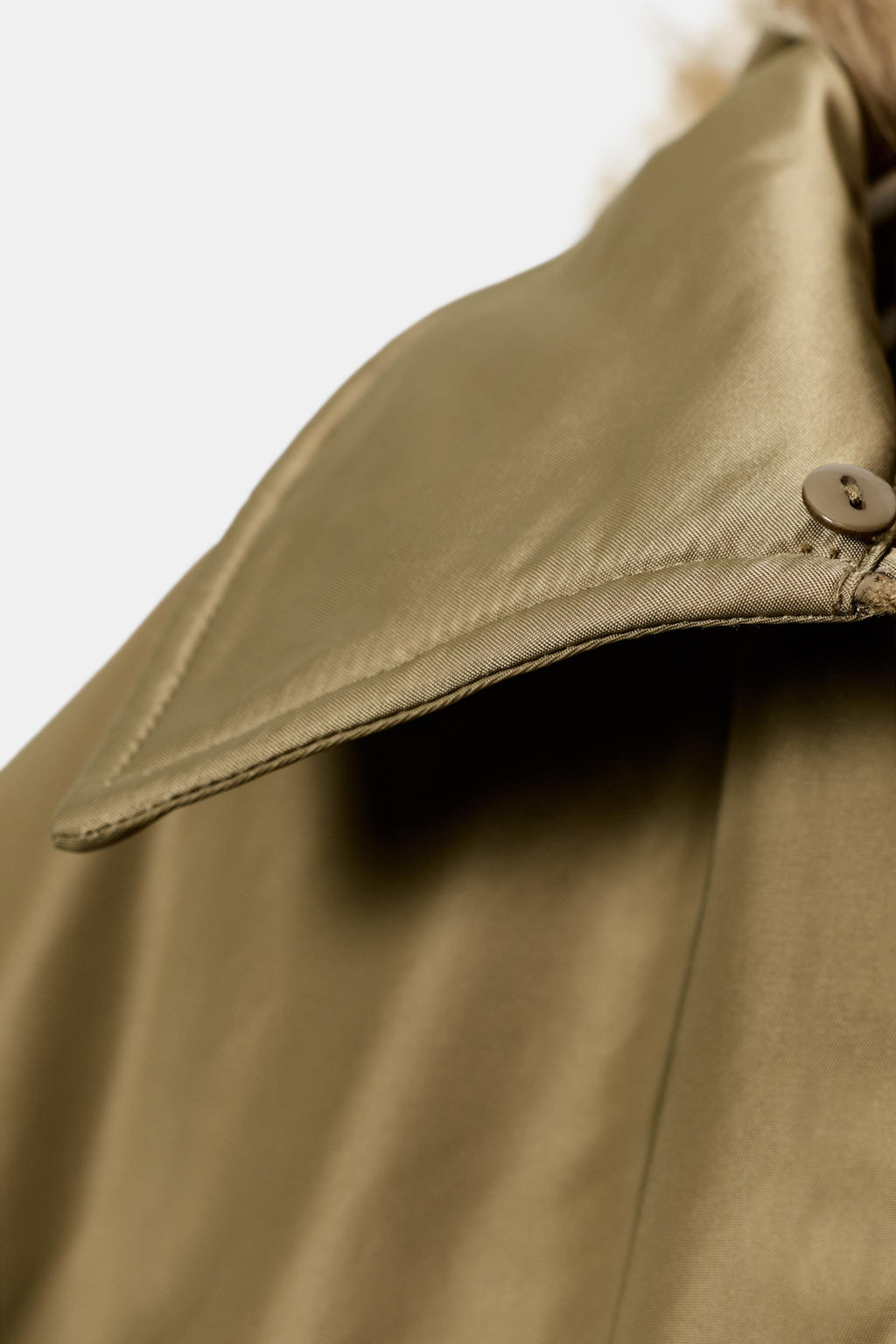 FAUX FUR COLLAR BOMBER JACKET ZW COLLECTION - Zara фото 8